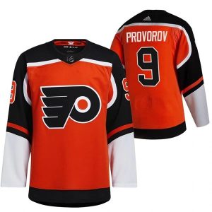 Philadelphia Flyers Trikot Ivan Provorov 9 2022 Reverse Retro Oranger Authentic